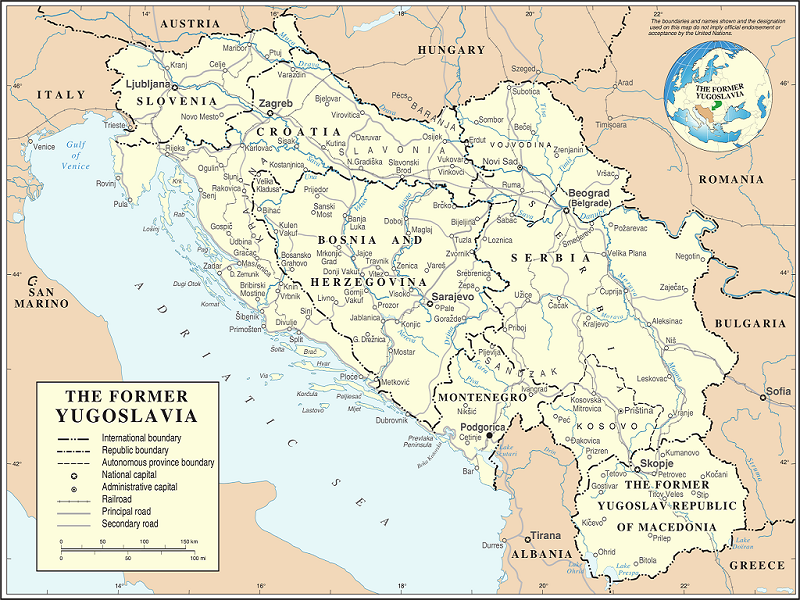 Former Yugoslavia Map.png
